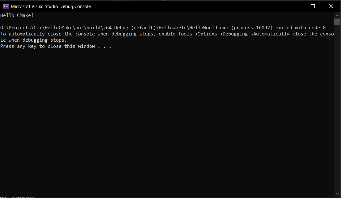 Hello CMake!